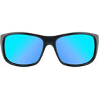 Phin, Satin Black/Ice Blue Mirror Polarised Lenses