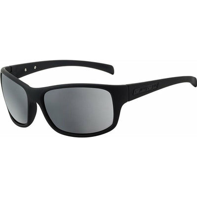 Phin, Satin Black/Silver Mirror Polarised Lenses