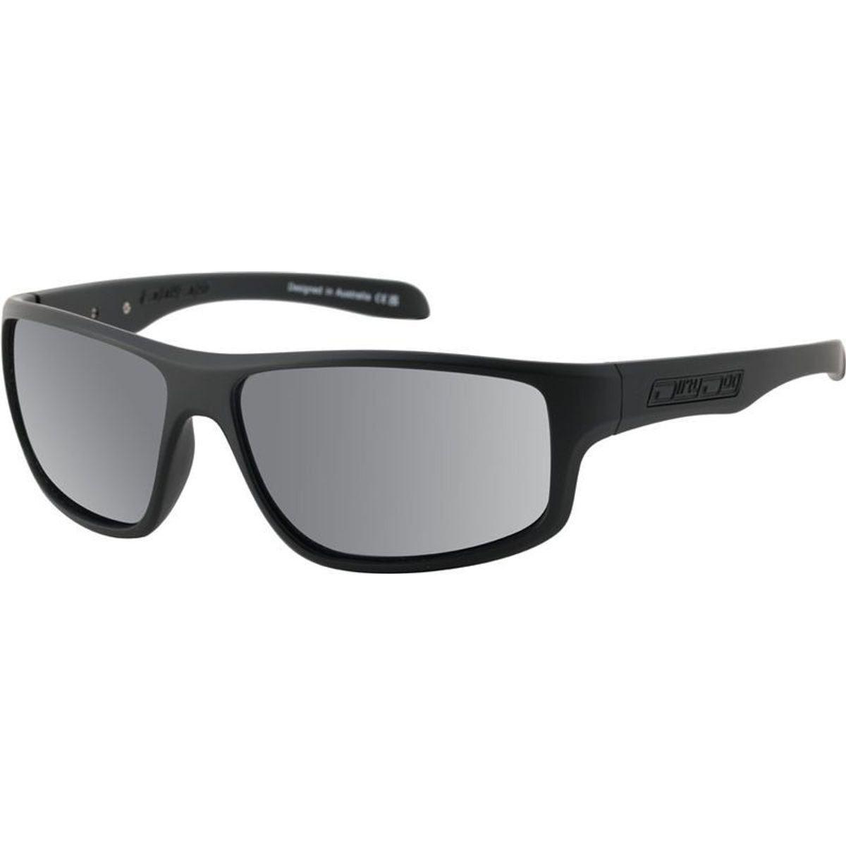 Quantum, Satin Black/Silver Mirror Polarised Lenses