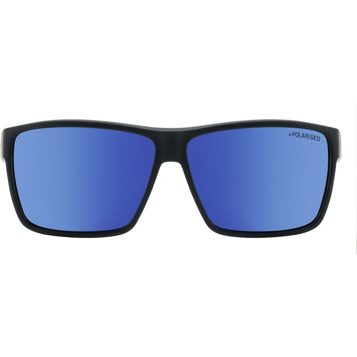 Rackateer, Satin Black/Blue Mirror Polarised Lenses