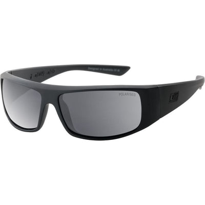 Sharky, Satin Black/Grey Polarised Lenses