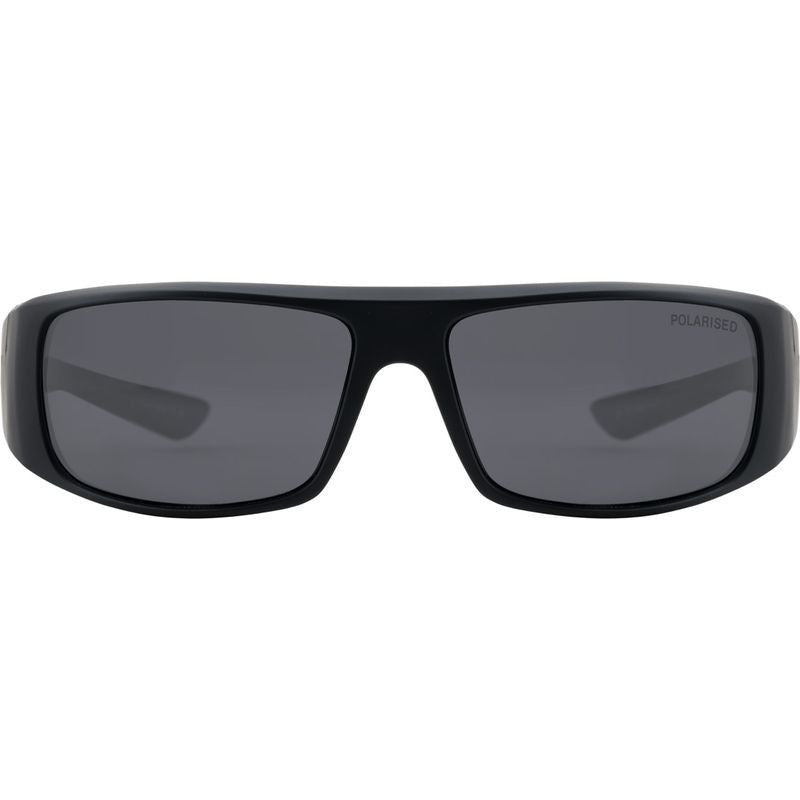 Sharky, Satin Black/Grey Polarised Lenses