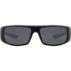 Sharky, Satin Black/Grey Polarised Lenses
