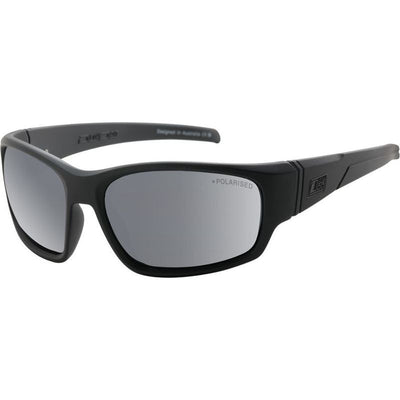 Snapper, Satin Black/Grey Flash Mirror Polarised Lenses