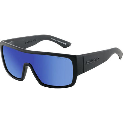 Tank, Satin Black/Grey Blue Mirror Polarised Lenses