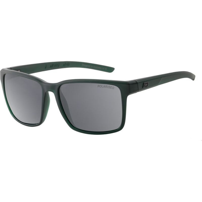 Vader, Crystal Satin Dark Green/Grey Polarised Lenses
