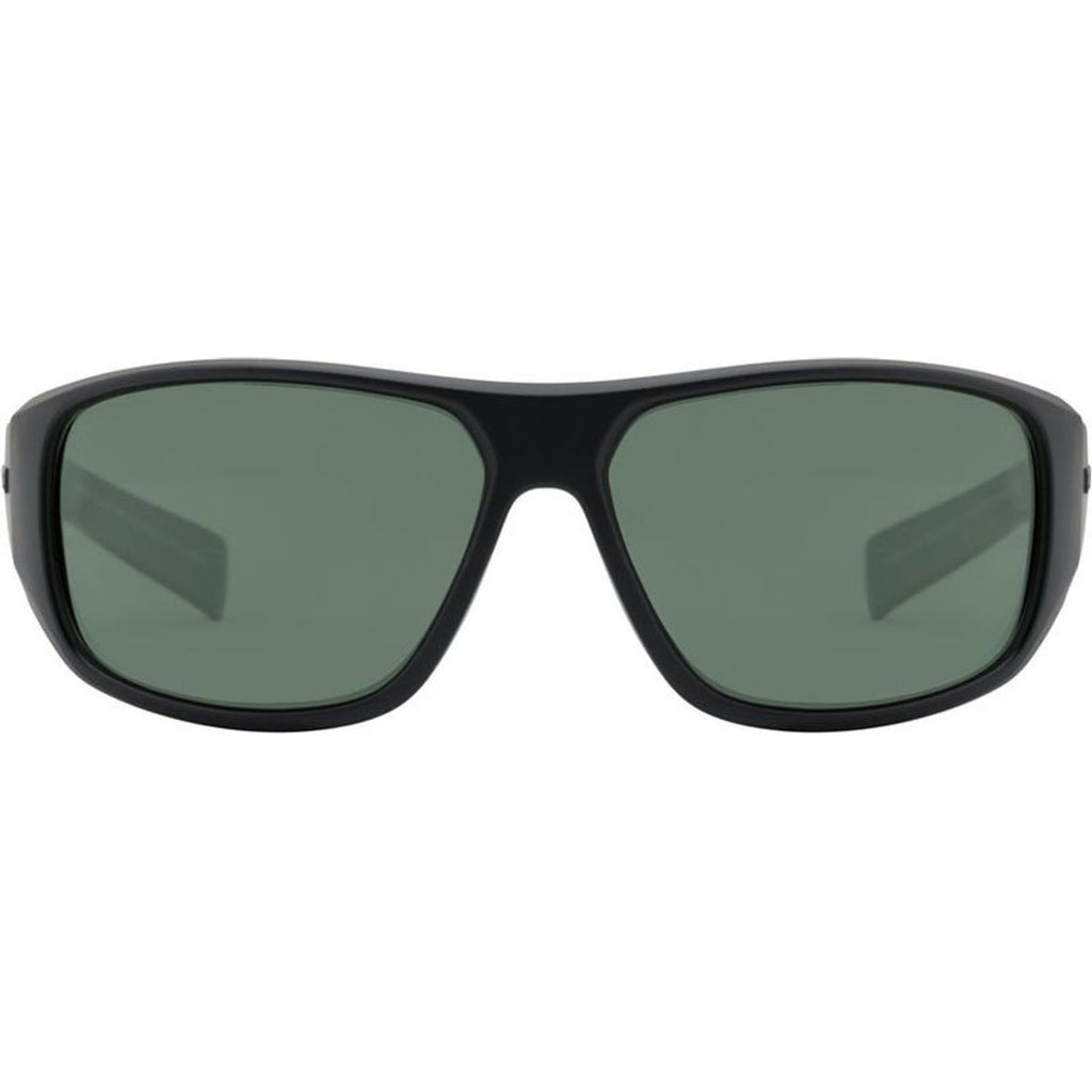 Wicked Safety Glasses, Satin Black/Green Polarised Lenses
