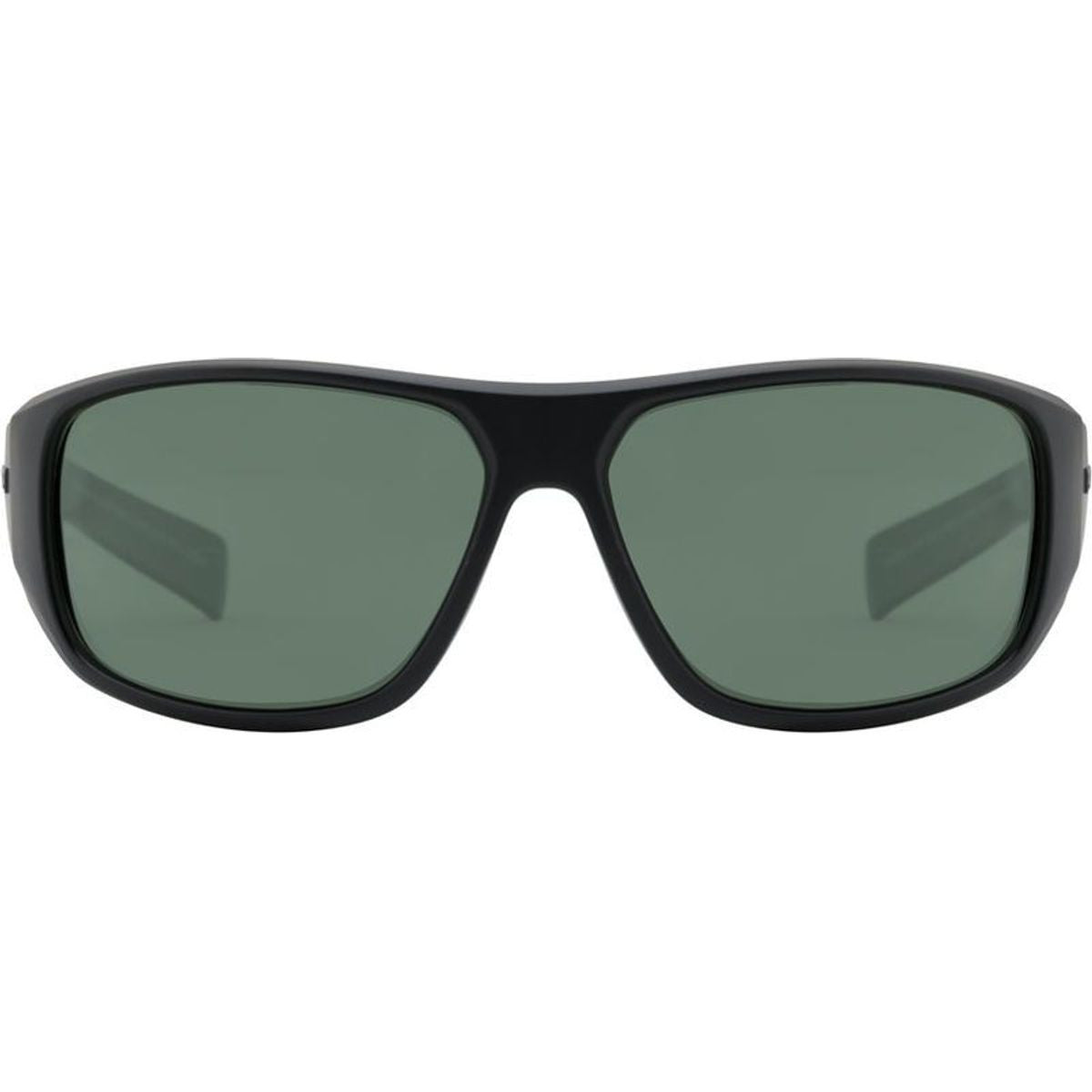 Wicked Safety Glasses, Satin Black/Green Polarised Lenses