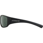 Wicked Safety Glasses, Satin Black/Green Polarised Lenses
