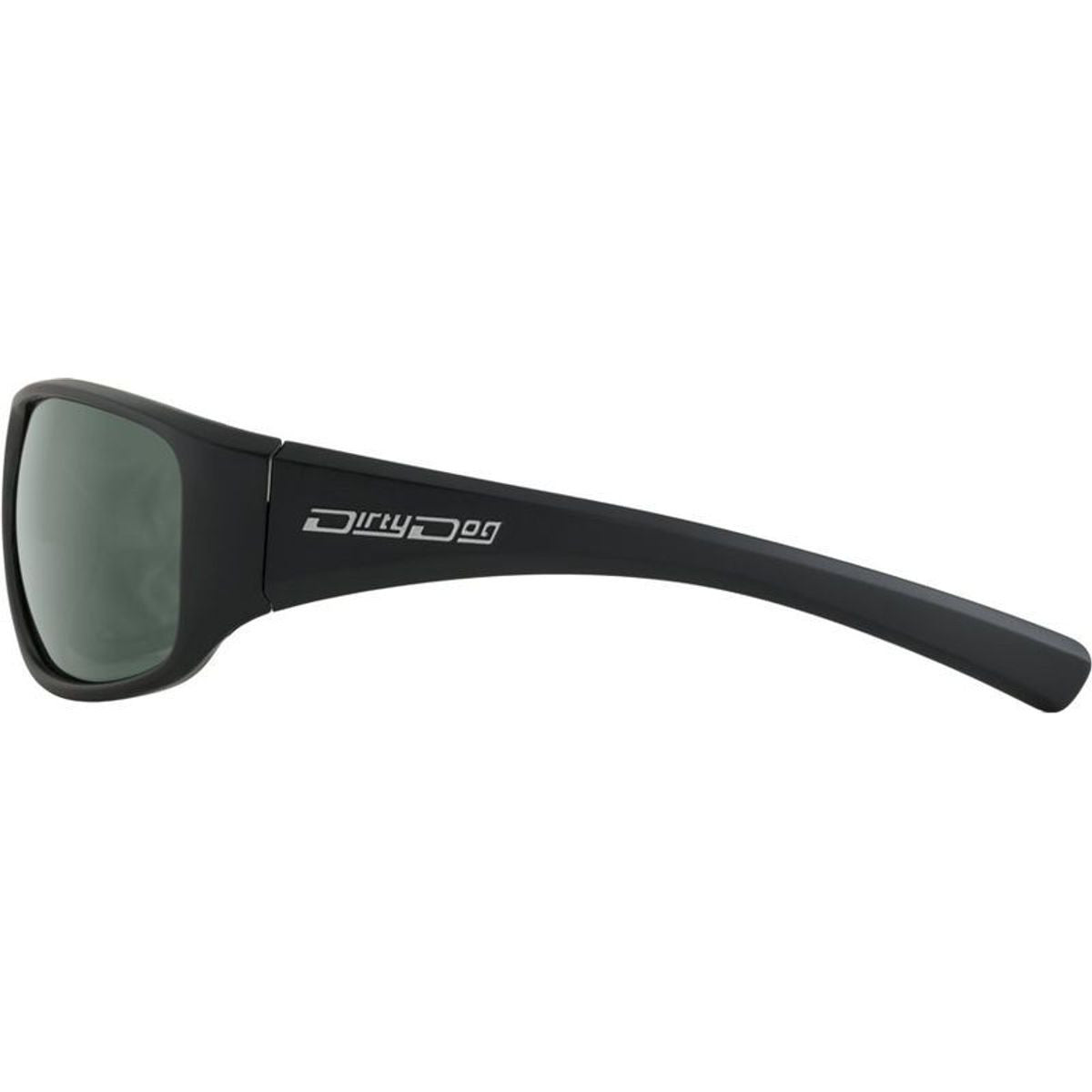 Wicked Safety Glasses, Satin Black/Green Polarised Lenses