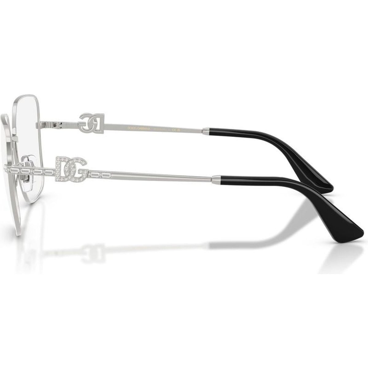 DG1367B, Silver/Clear Lenses 54 Eye Size