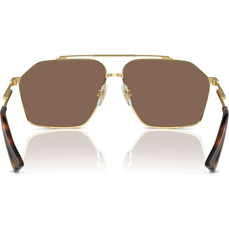 DG2303, Gold/Dark Brown Lenses