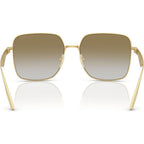DG2310, Matte Gold/Light Brown Gold Gradient Mirror Lenses