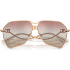 DG2326, Rose Gold/Pink Brown Gradient Mirror Lenses