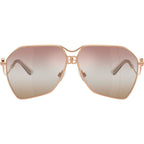 DG2326, Rose Gold/Pink Brown Gradient Mirror Lenses