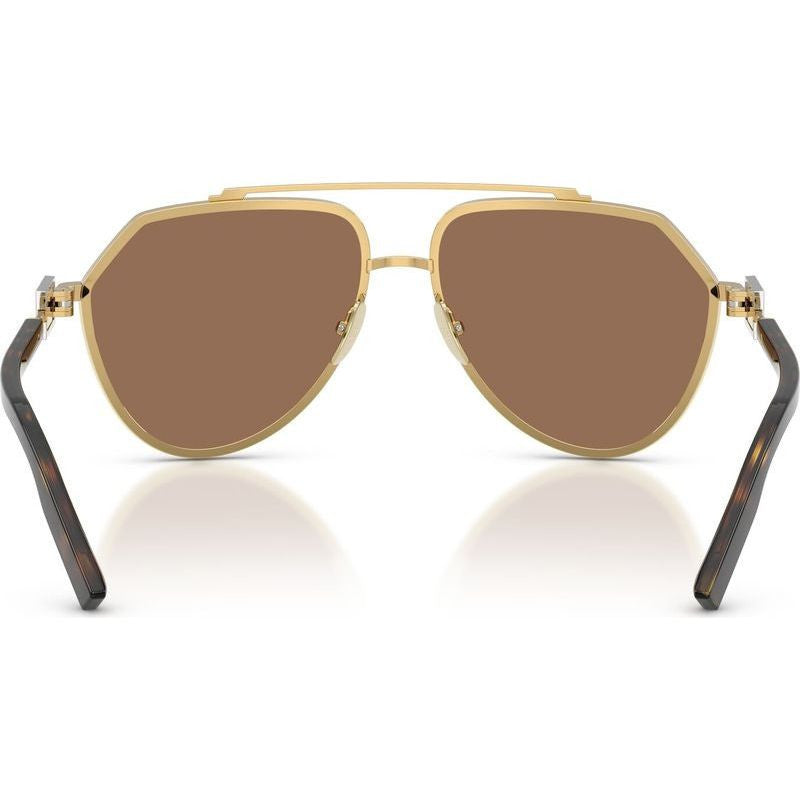 DG2315, Gold/Dark Brown Lenses