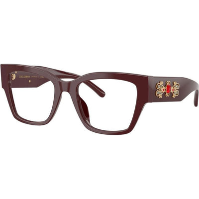DG3435B, Bordeaux/Clear Lenses 53 Eye Size