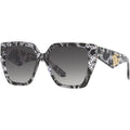DG4438, Black Lace/Grey Gradient Lenses