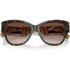 DG4449, Havana and White Barrow/Brown Gradient Lenses