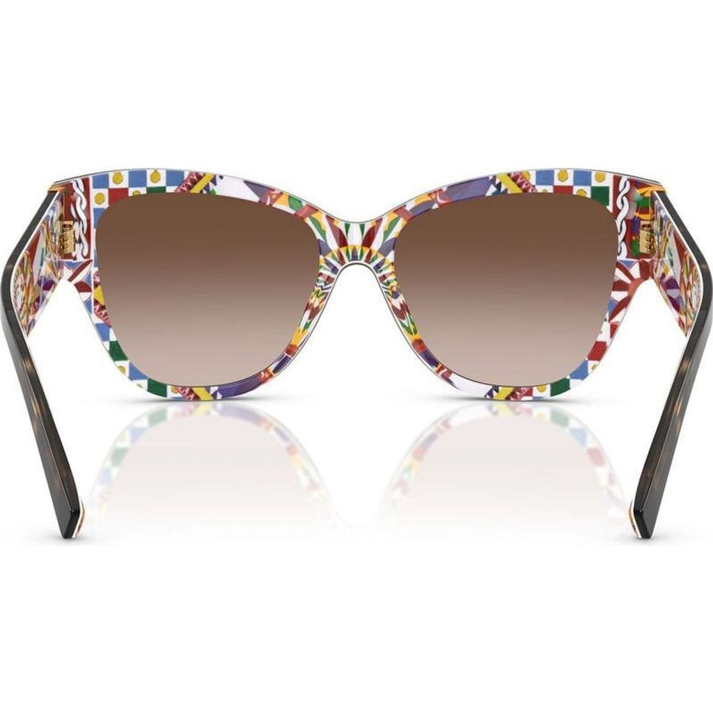 DG4449, Havana and White Barrow/Brown Gradient Lenses