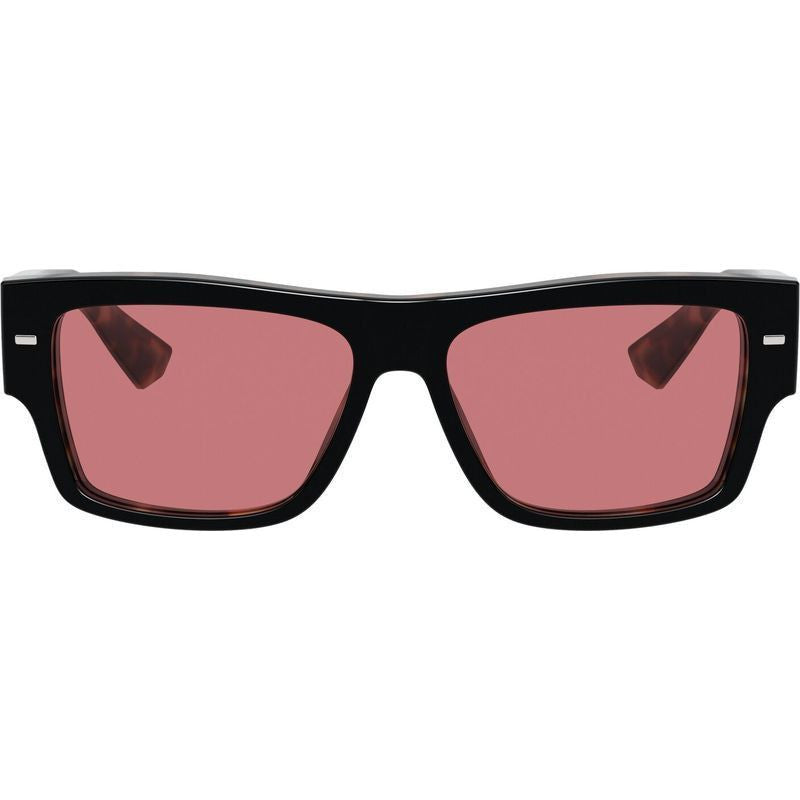 DG4451, Black on Red Havana/Red Tint Lenses