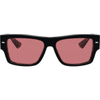DG4451, Black on Red Havana/Red Tint Lenses