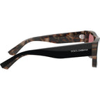 DG4451, Black on Red Havana/Red Tint Lenses