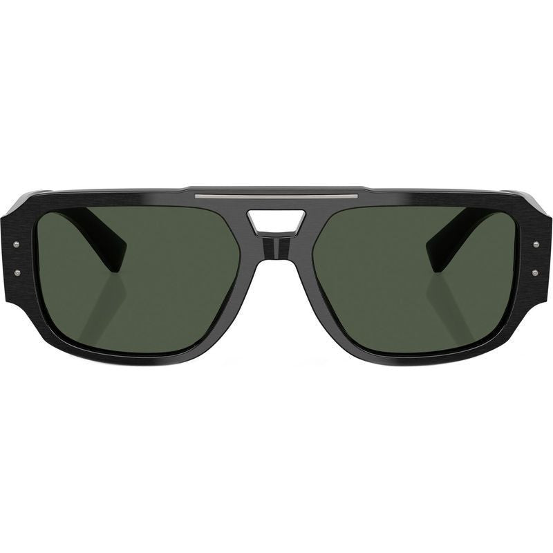 DG4482, Brushed Black/Dark Green Polarised Lenses