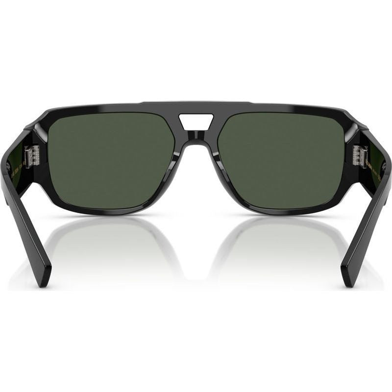 DG4482, Brushed Black/Dark Green Polarised Lenses
