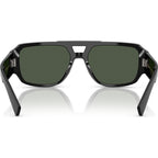 DG4482, Brushed Black/Dark Green Polarised Lenses