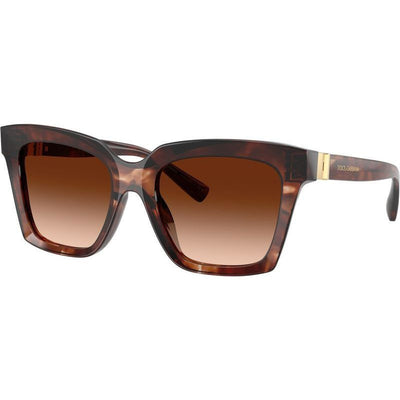 DG4498, Dark Red Havana/Brown Gradient Lenses