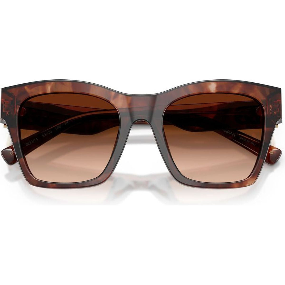 DG4512, Dark Red Havana/Brown Gradient Lenses