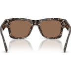 DG4515, Black on Red Havana/Dark Brown Lenses