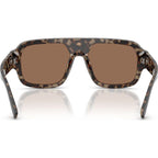 DG4516, Black on Red Havana/Dark Brown Lenses