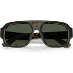 DG4516, Black on Yellow Havana/Dark Green Polarised Lenses