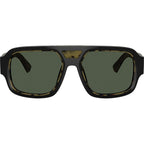 DG4516, Black on Yellow Havana/Dark Green Polarised Lenses