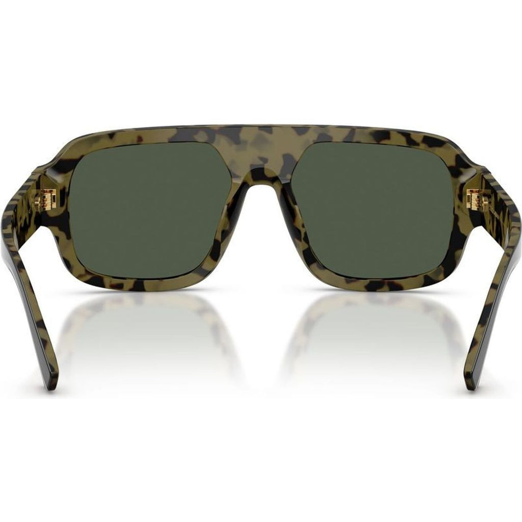 DG4516, Black on Yellow Havana/Dark Green Polarised Lenses