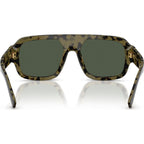 DG4516, Black on Yellow Havana/Dark Green Polarised Lenses