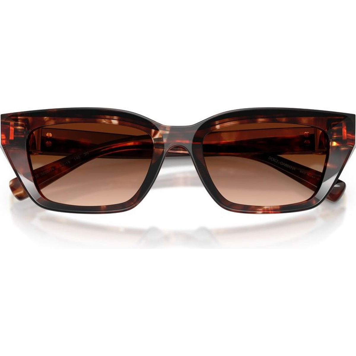 DG4532, Dark Red Havana/Brown Gradient Lenses