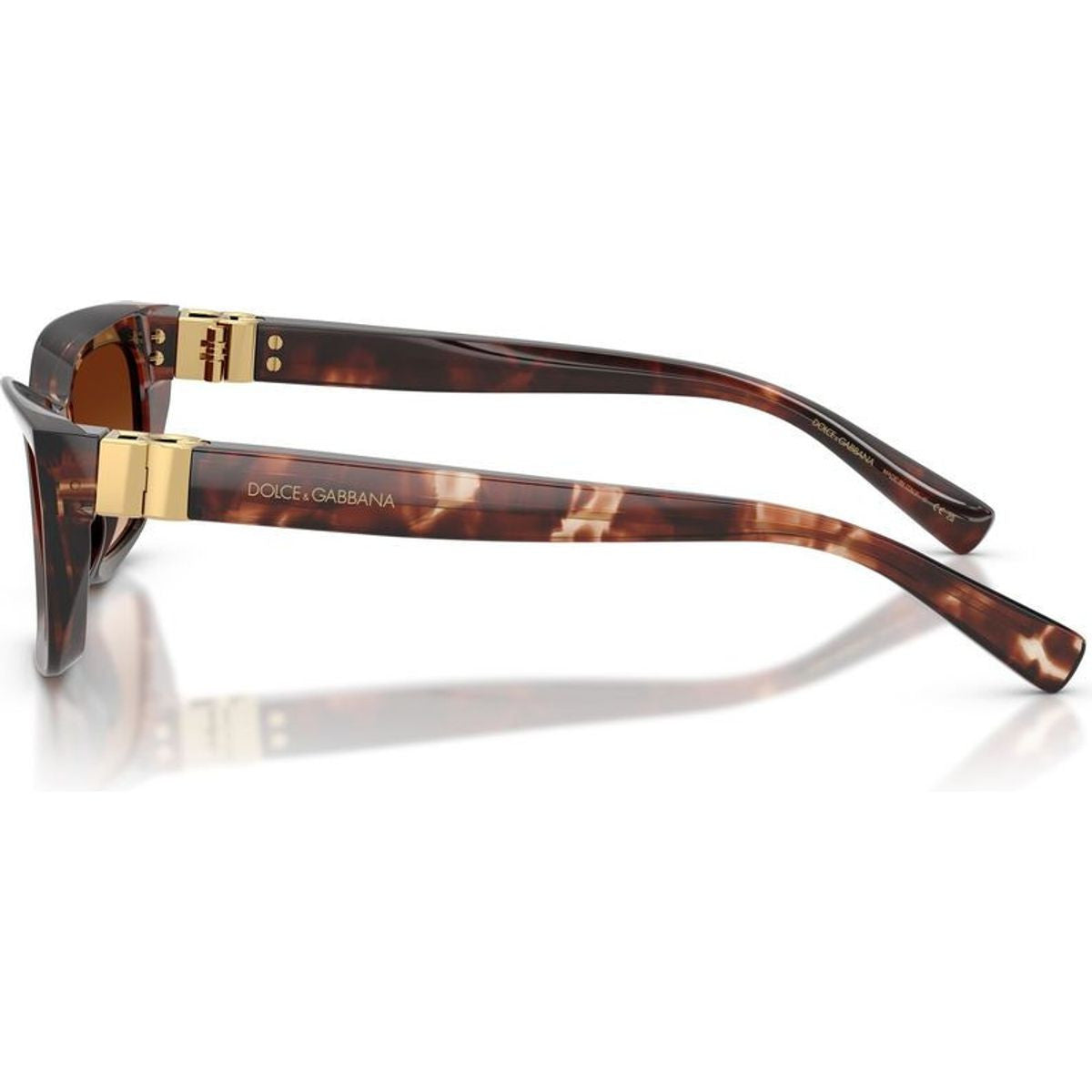 DG4532, Dark Red Havana/Brown Gradient Lenses