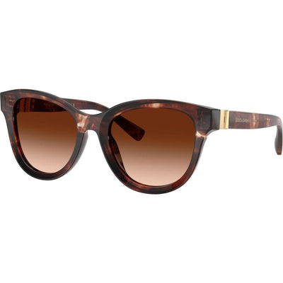 DG4533, Dark Red Havana/Brown Gradient Lenses