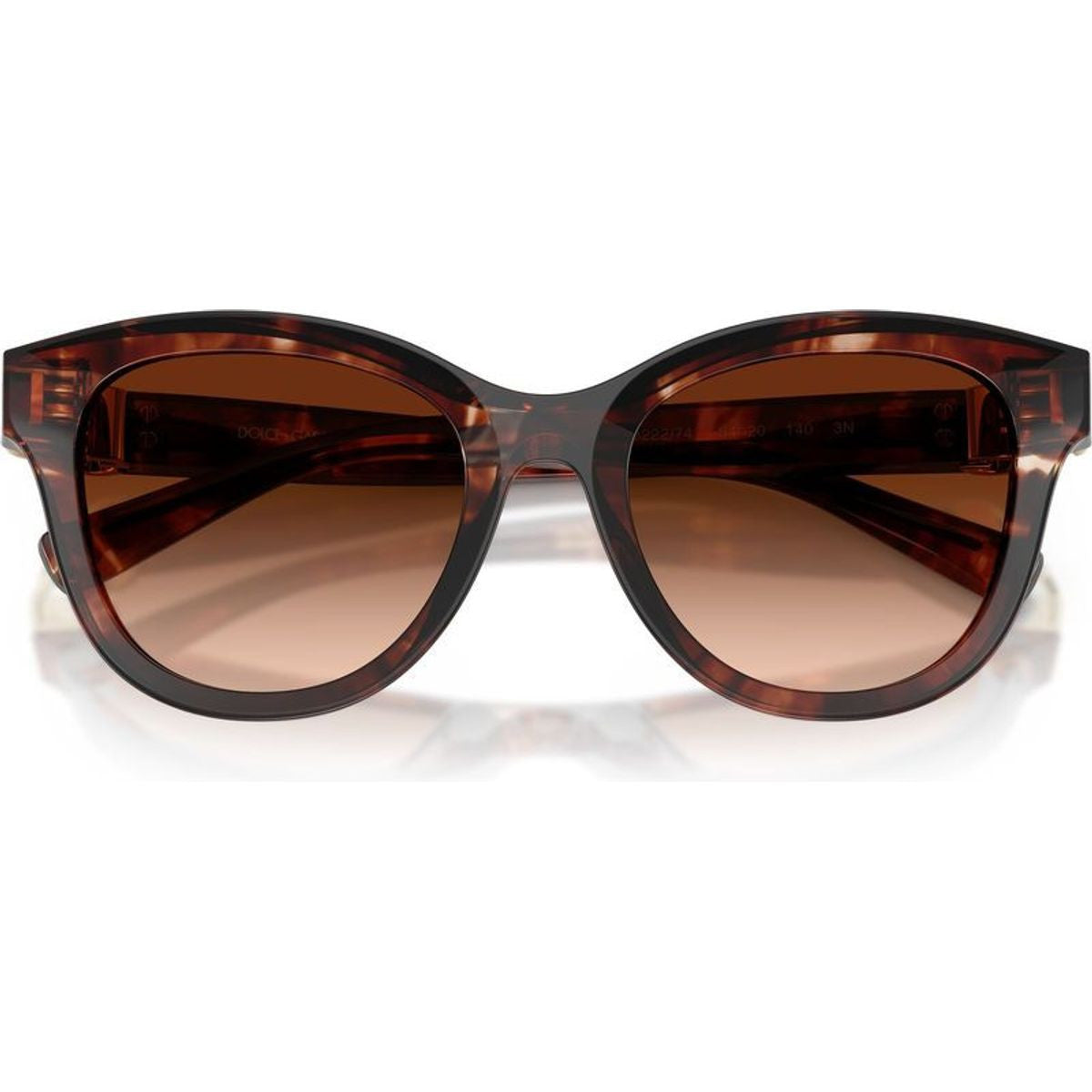 DG4533, Dark Red Havana/Brown Gradient Lenses
