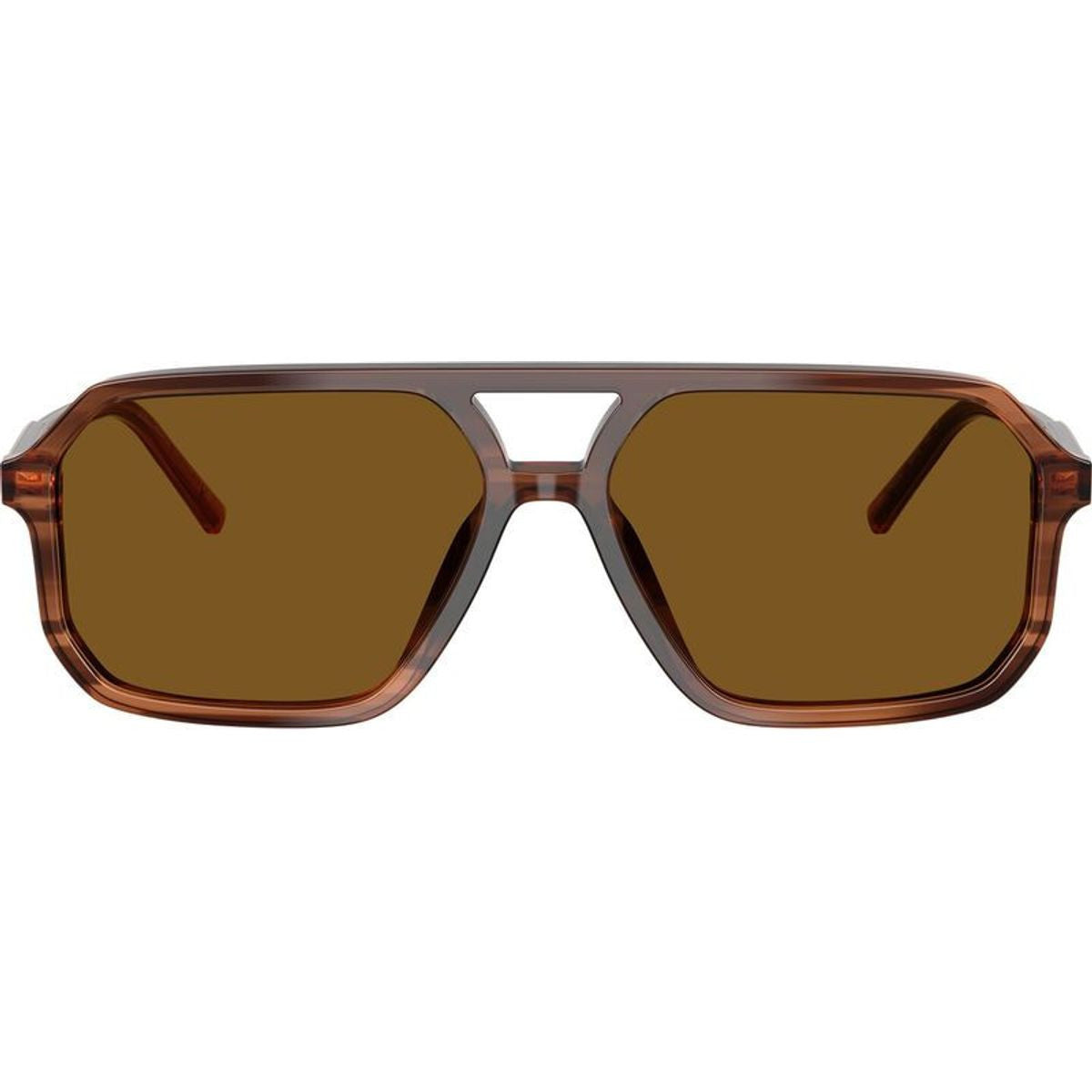 DG4541, Brown on Striped Brown/Dark Brown Polarised Lenses