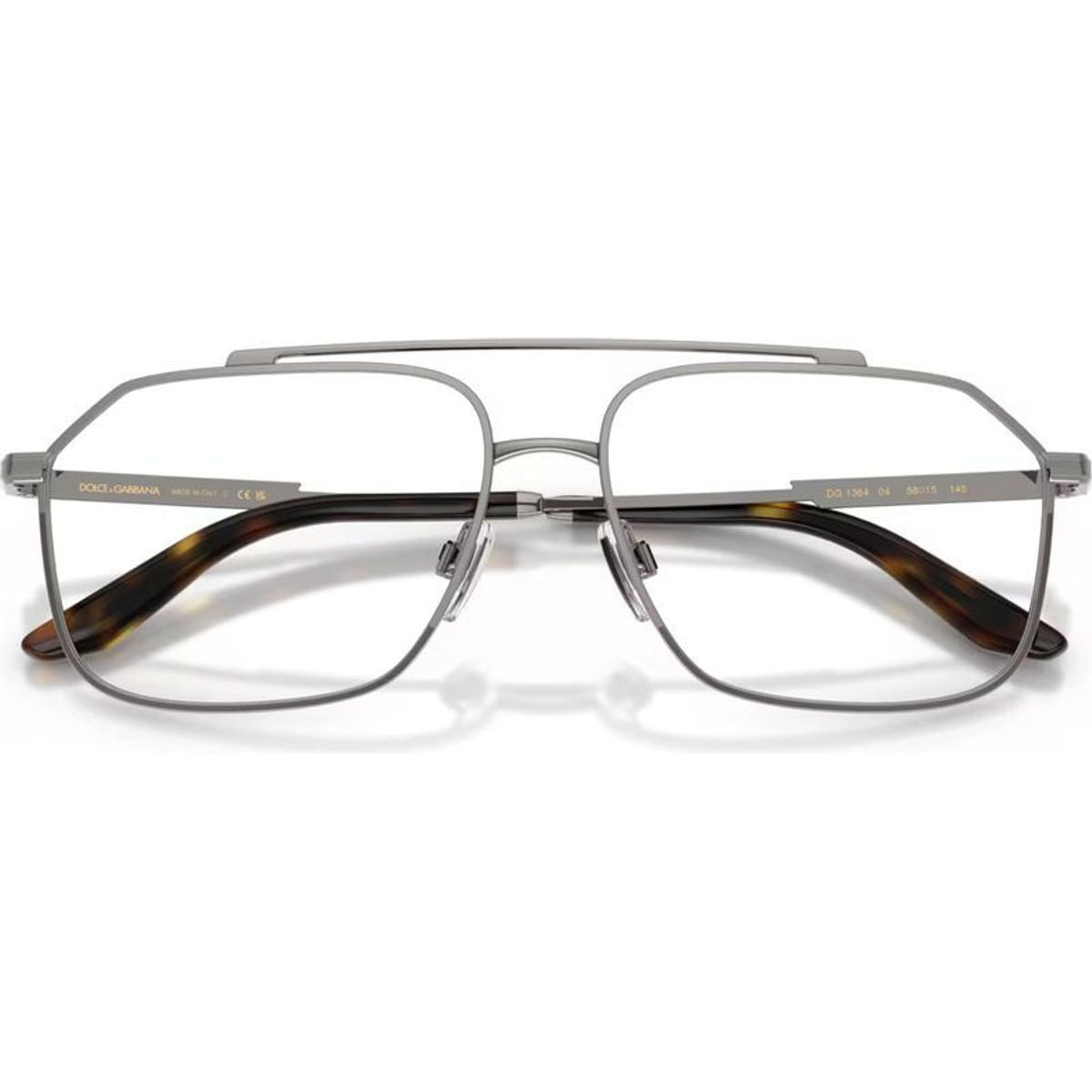 DG1364, Gunmetal/Clear Lenses 56 Eye Size
