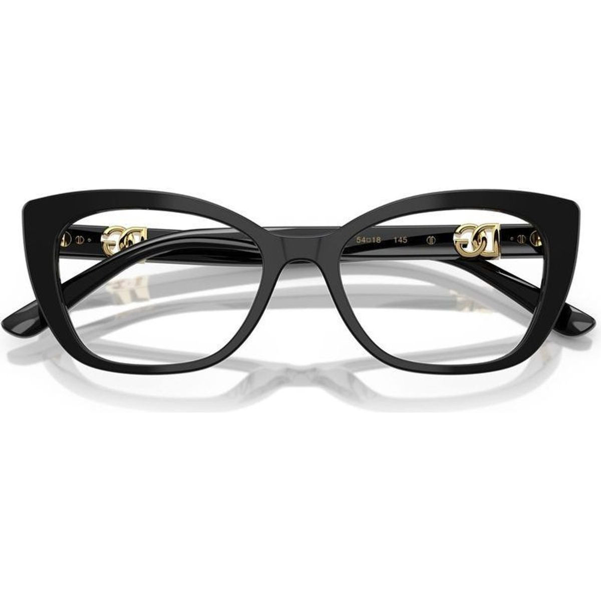 DG3398, Black/Clear Lenses 52 Eye Size