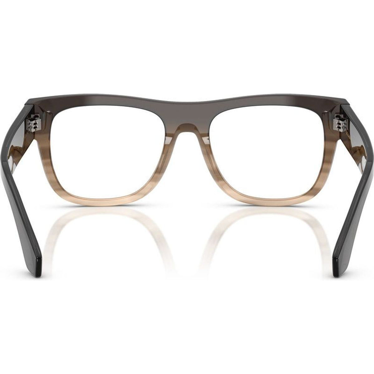 DG3407, Striped Grey Gradient/Clear Lenses