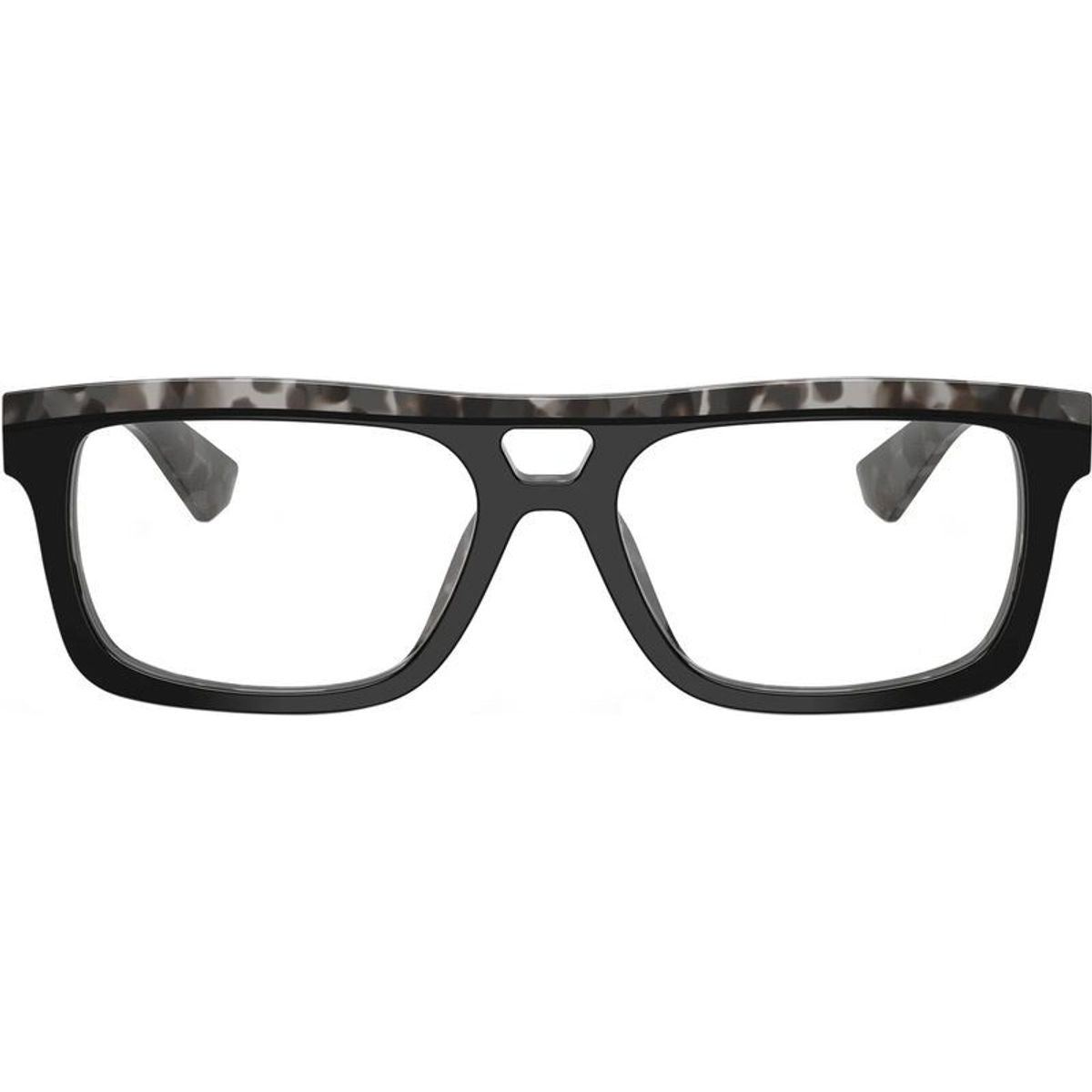 DG3431, Black and Grey Havana/Clear Lenses 54 Eye Size
