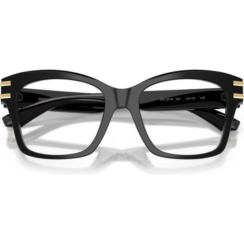 DG3419, Black/Clear Lenses 54 Eye Size