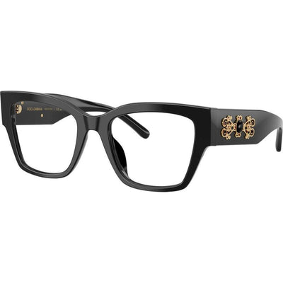 DG3435B, Black/Clear Lenses 53 Eye Size