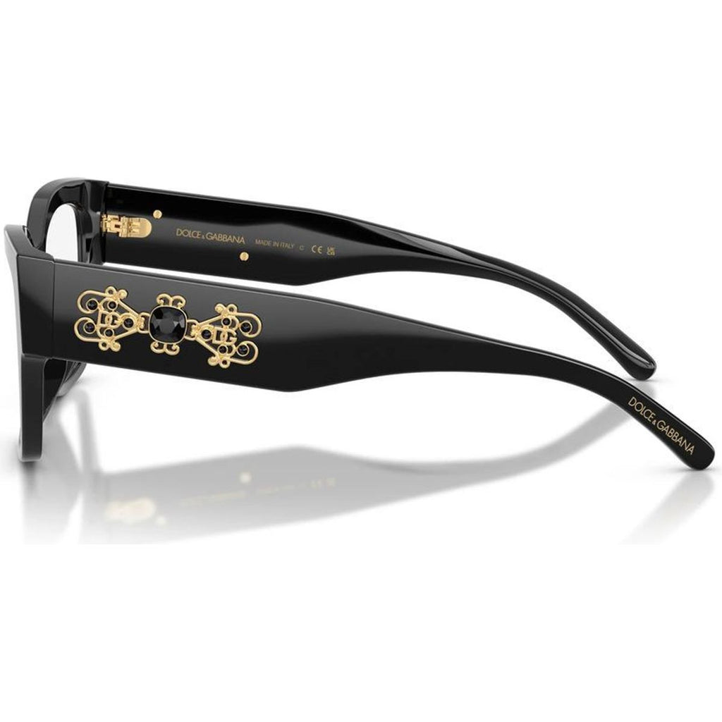 DG3435B, Black/Clear Lenses 53 Eye Size
